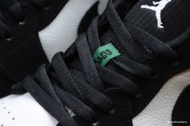 MaikeSneakers 553558-113 White Mystic Low Air 1 Jordan Green Black 0517